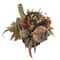 15" Green Fall Pumpkin & Berry Table Arrangement in Twig Base